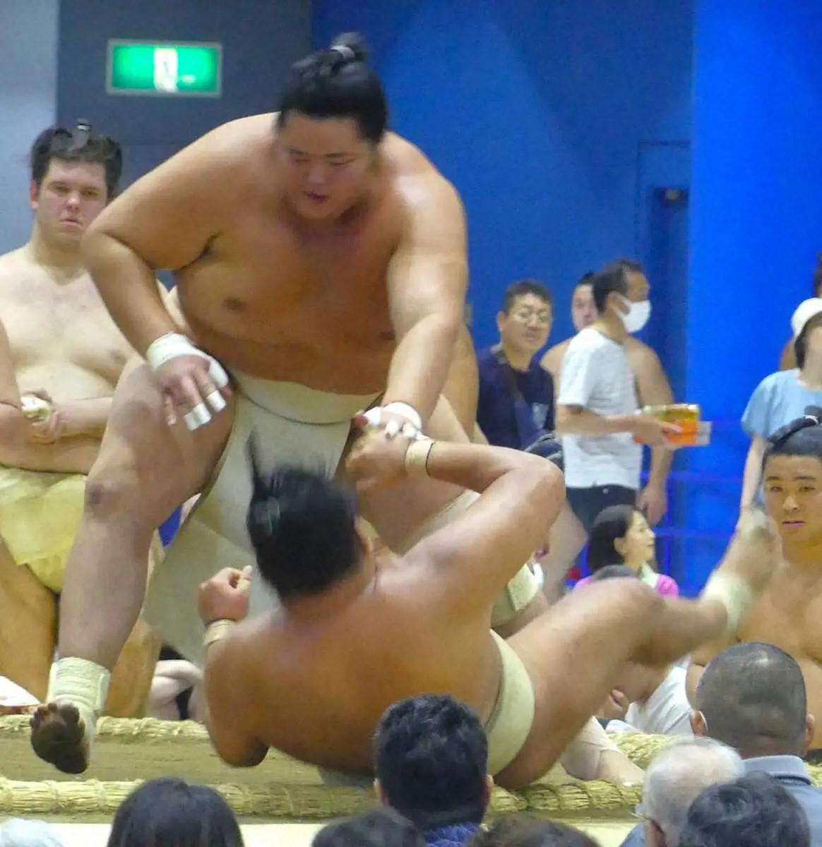 【画像・写真】【長岡巡業】琴ノ若が豊昇龍に4勝5敗も手応え「内容にこだわればいい」速い攻めで終始圧倒