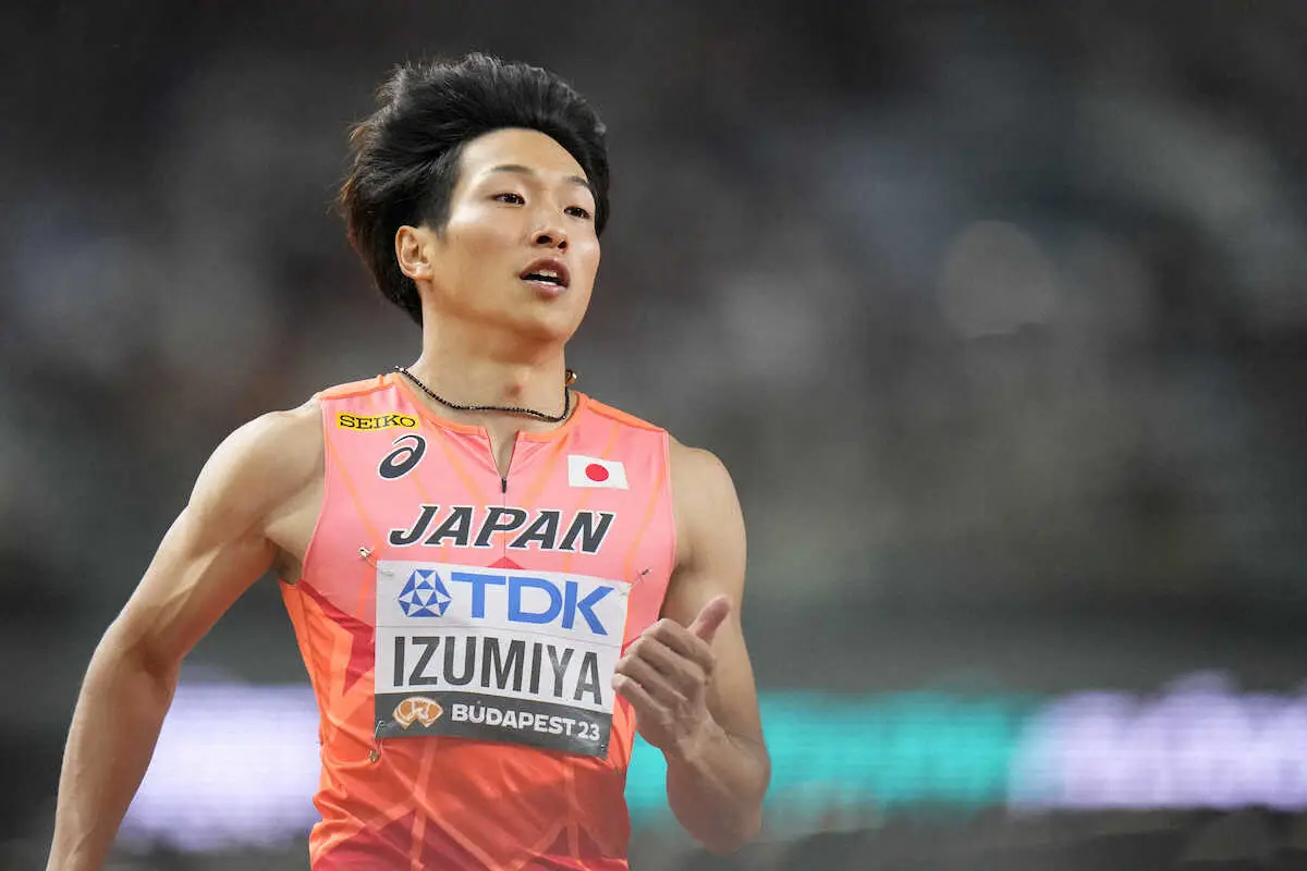 【画像・写真】男子110メートル障害で5位入賞の泉谷（AP）