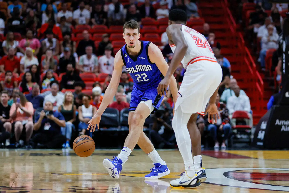 【画像・写真】マジックのフランツ・ワグナー（左）（ロイター/USA　TODAY　Sports）