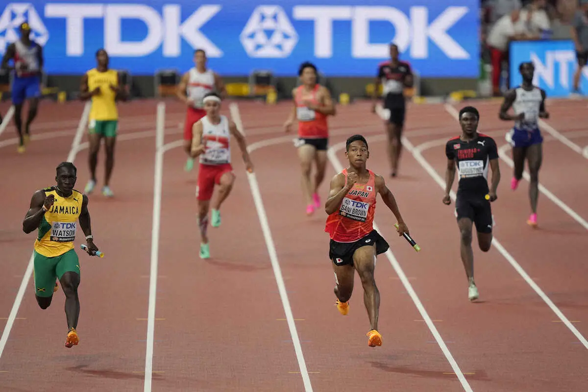 【画像・写真】【世界陸上】400メートルリレー　日本が1組3位で決勝進出　サニブラウン「決勝も全力で走るだけ」