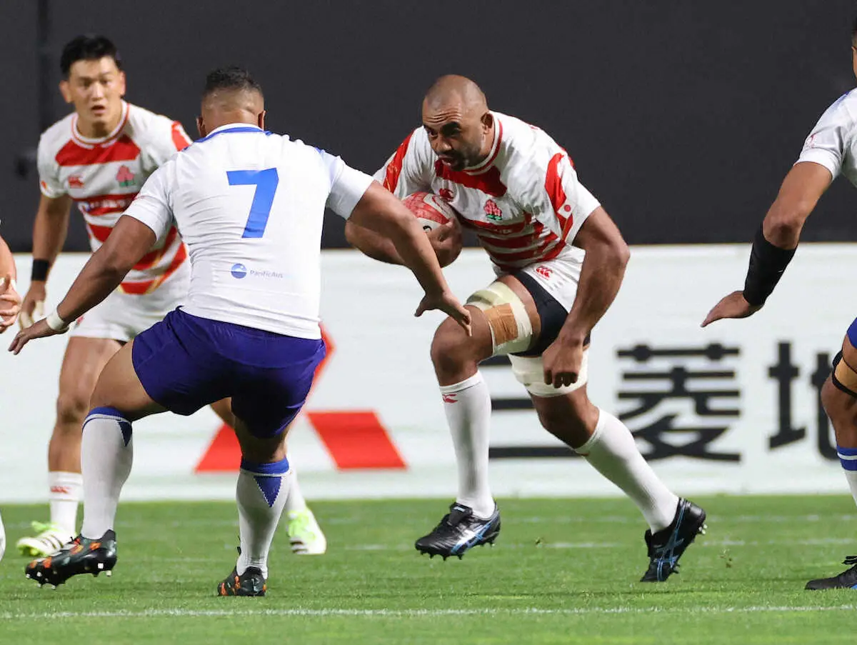 【画像・写真】ラグビー日本代表・リーチ　先発復帰へ「完成に近い日本代表に」　7・22サモア戦でレッドカード