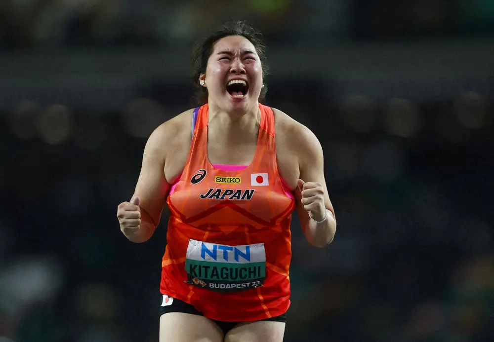 【画像・写真】【世界陸上】金メダルの北口榛花と一問一答（2）　前日から緊張「寝たら心臓の音がバクバク…」
