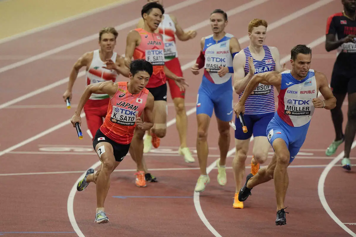 【画像・写真】【世界陸上】日本マイルリレー侍　2大会連続の決勝進出ならず…史上初メダルの期待も無念