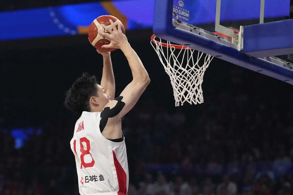 【画像・写真】【バスケW杯】日本“歴史的1勝”へフィンランドに1Qで7点リード！馬場のダンク＆比江島の4点プレー