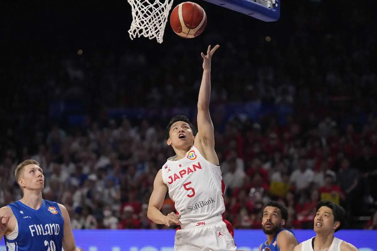 【画像・写真】【バスケW杯】日本　17年ぶり歴史的勝利！フィンランドに逆転で欧州勢から初白星　第4Qに河村躍動
