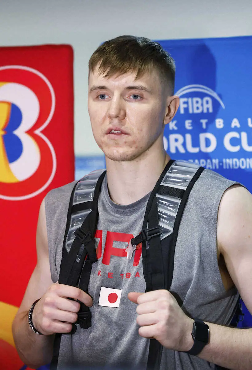 【画像・写真】【バスケW杯】ホーキンソン　31日ベネズエラ戦へ「先手取る」疲労で日本語対応はなし