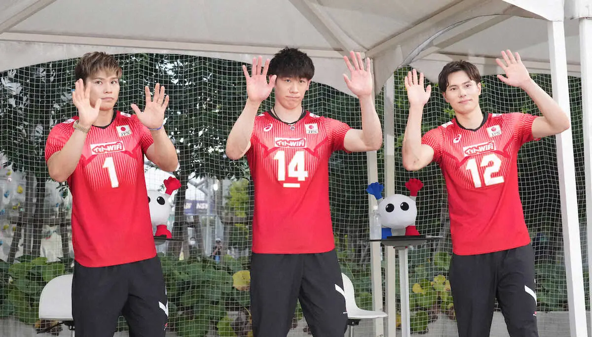 【画像・写真】バレー男子日本代表・石川「次は僕たちの番」五輪切符獲得のバスケ日本代表に刺激
