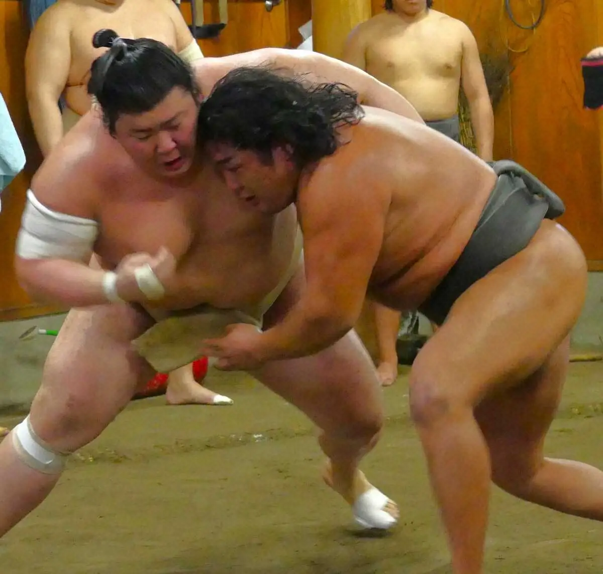 【画像・写真】尊富士が熱海富士と白熱の三番稽古　入門から1年で幕下6枚目まで躍進も「番付は気にしていない」
