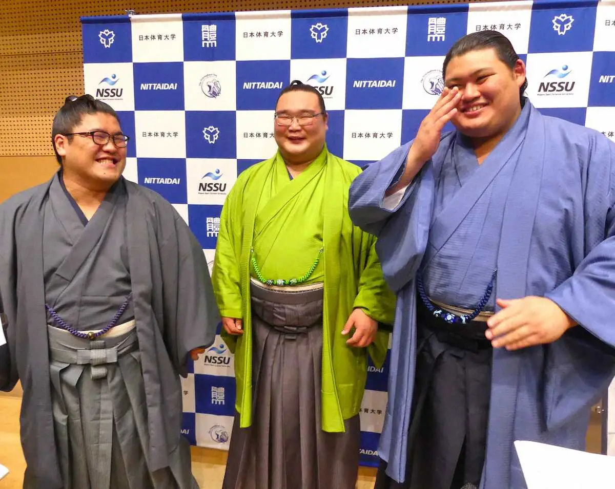 【画像・写真】朝紅龍VS大の里！初日の新十両対決を前に“舌戦”先輩の暴露話に後輩は赤面…朝紅龍がやや優勢？