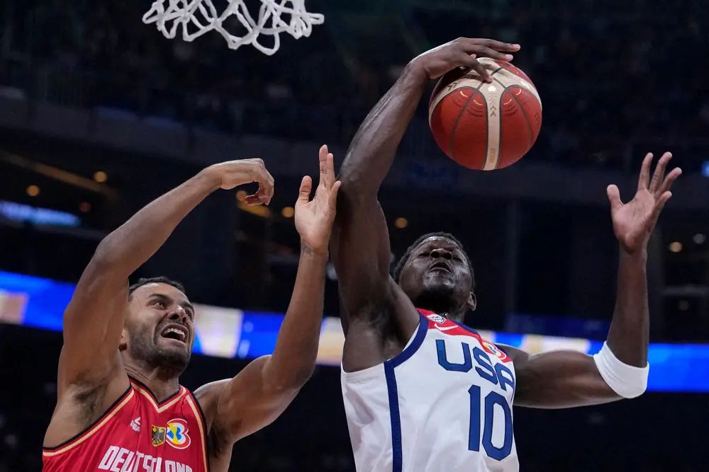 【画像・写真】【バスケW杯】米国　2大会連続のV逸が決定…ドイツとの激しい撃ち合いに敗れ3位決定戦へ