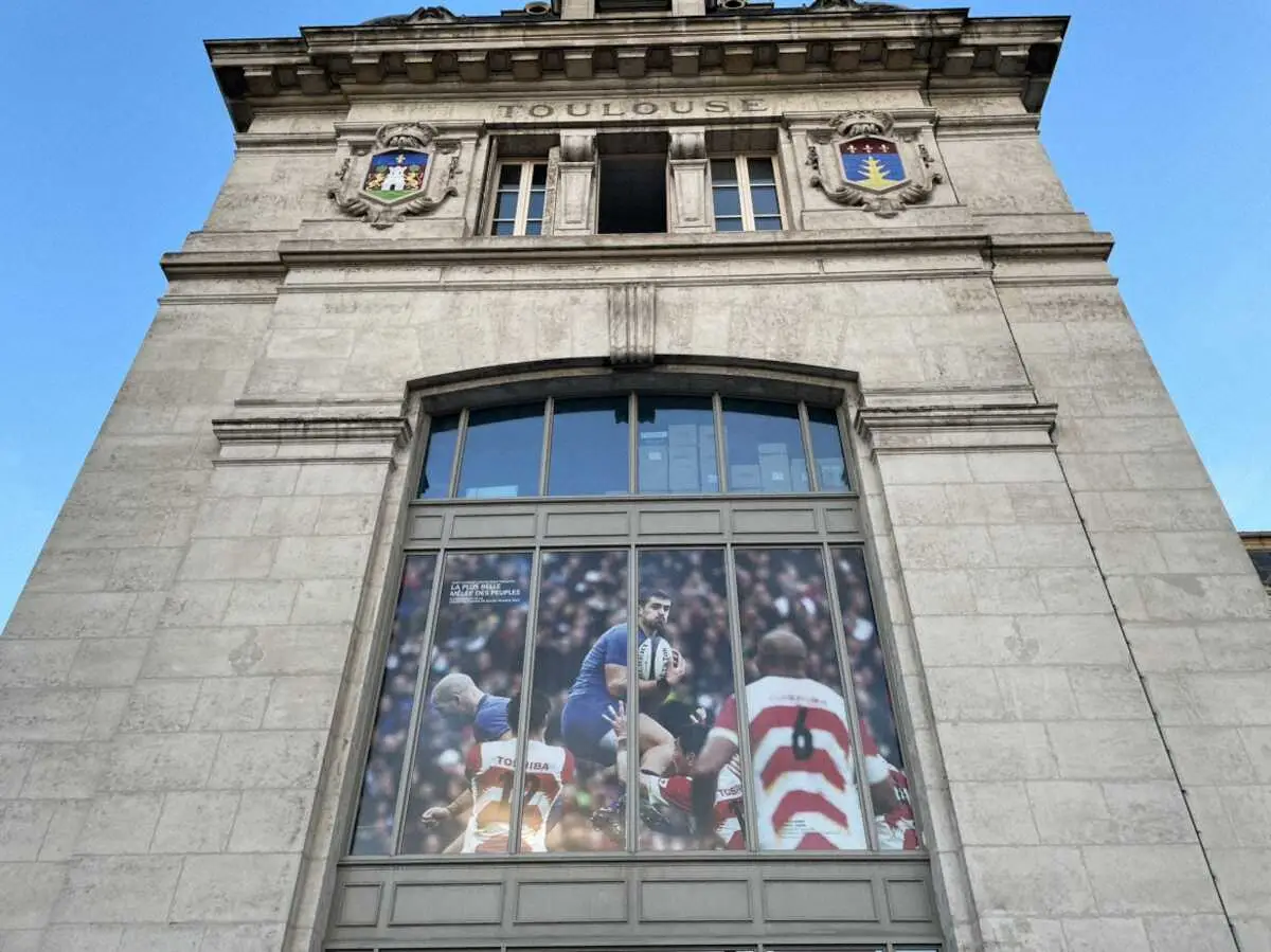 【画像・写真】トゥールーズ市内で「ようこそジャポン」　ラグビーW杯日本代表ベースキャンプ地も歓迎ムード