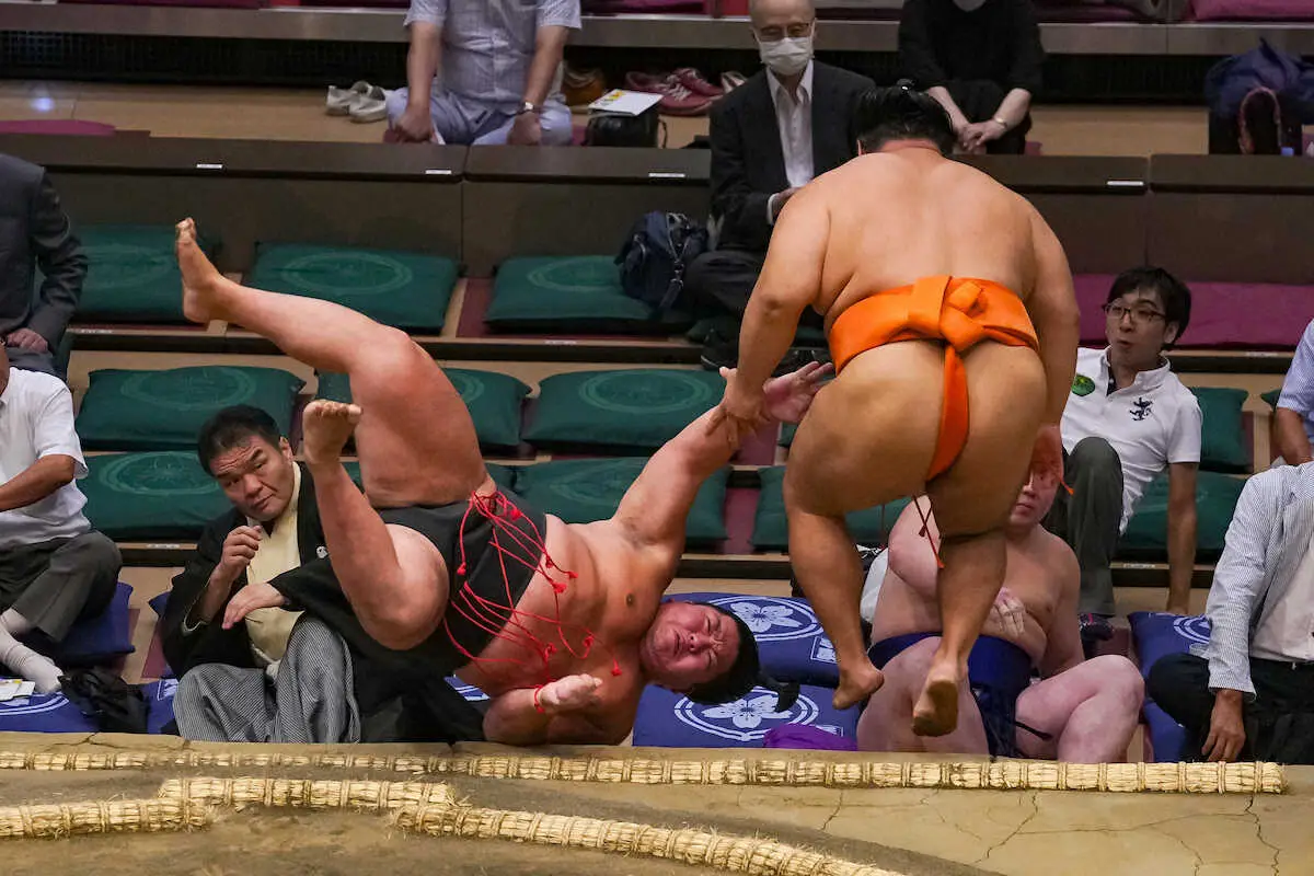 【画像・写真】幕下3枚目の日翔志が初めての大銀杏「緊張はしなかった」関取撃破で勝ち越し王手