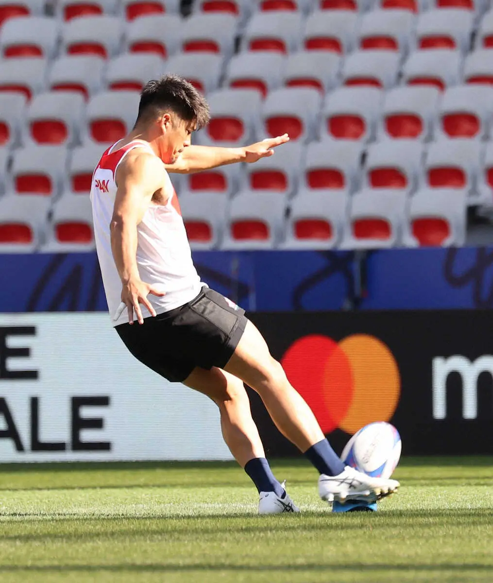 【画像・写真】【ラグビーW杯】松田　フォードと“神の足”対決　コンバージョン全6本成功VSキックで全27得点