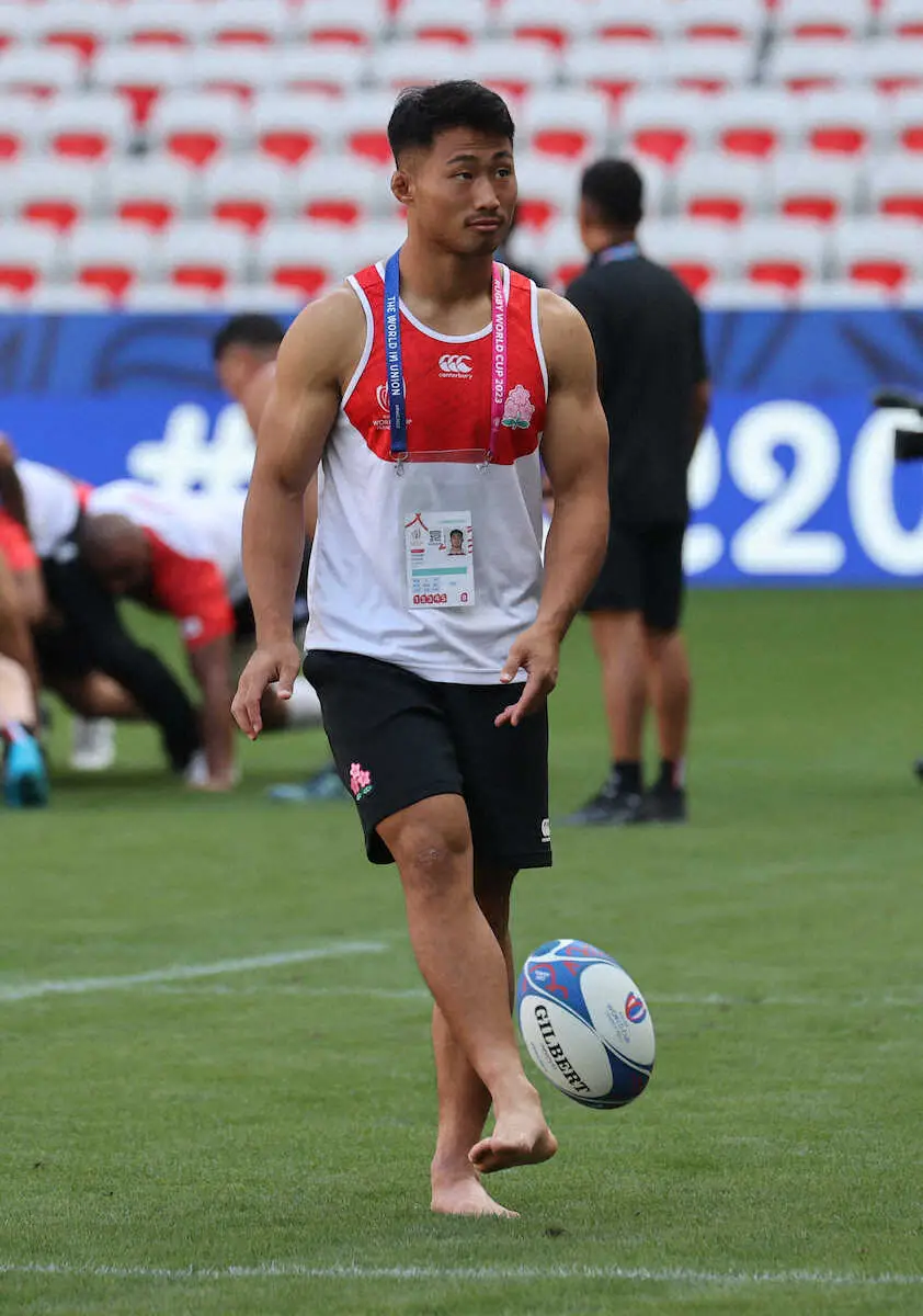 【画像・写真】【ラグビーW杯】長田　15年大会以来の和製13番に抜てき　金星のキーマンへ指揮官「期待」