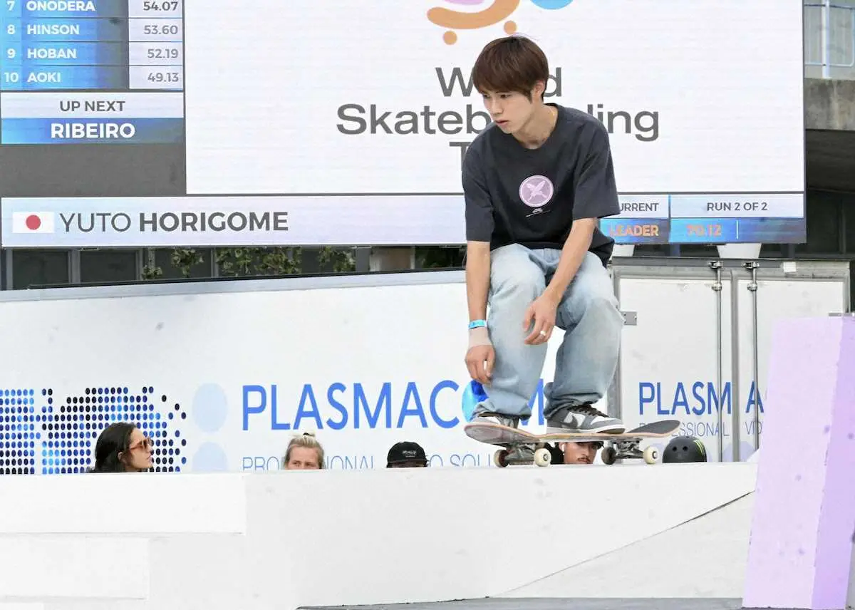 【画像・写真】スケートボード・ストリート　パリ五輪予選　堀米ら準決勝へ