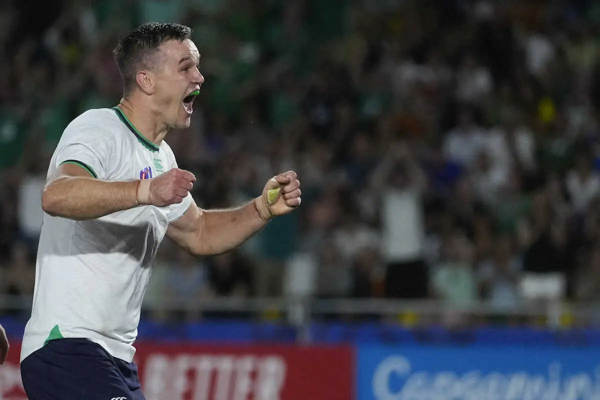 【画像・写真】【ラグビーW杯】アイルランドがトンガに大勝　SOセクストン主将が歴代最多得点記録を更新