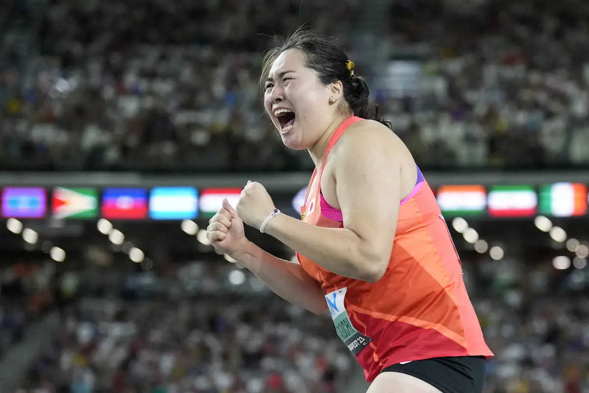 【画像・写真】女子やり投げ・北口　日本勢初の年間女王！　余裕の逃げ切りVで最高峰シリーズファイナル制した