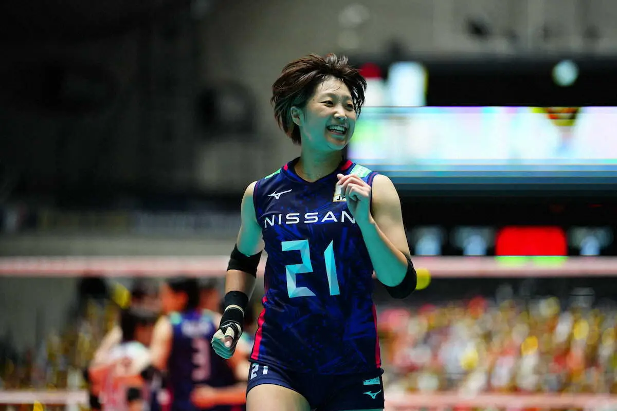 【画像・写真】【バレー五輪予選】“切り札”セッター松井　流れ変えるトスで空気一変！日本女子プエルトリコに完勝