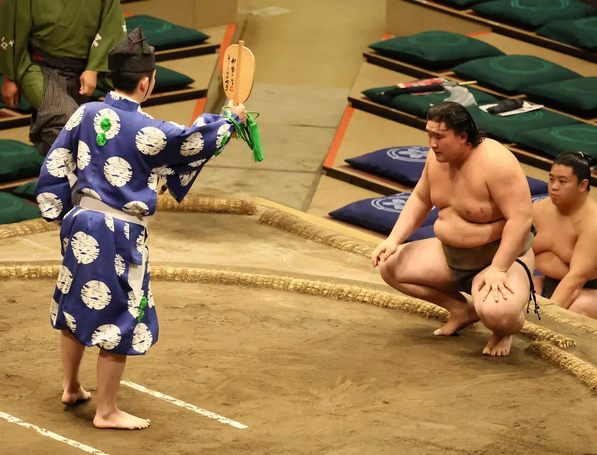 【画像・写真】昨年の高校横綱・豪ノ湖が全勝対決制して幕下昇進確実に　北ハリ磨と千代獅子と3人が三段目で全勝