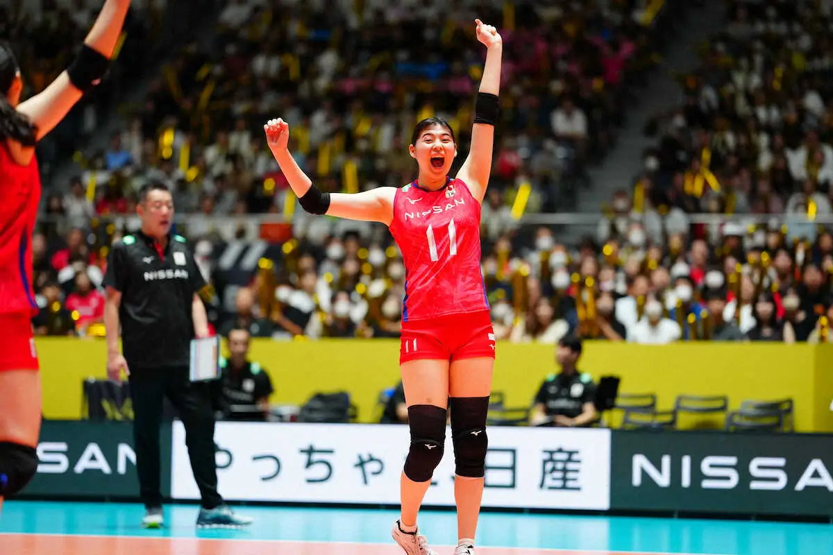 【画像・写真】【バレー五輪予選】日本女子・山田　チーム最多4本のサービスエース！運命の3連戦へ「さらに力を上げる」