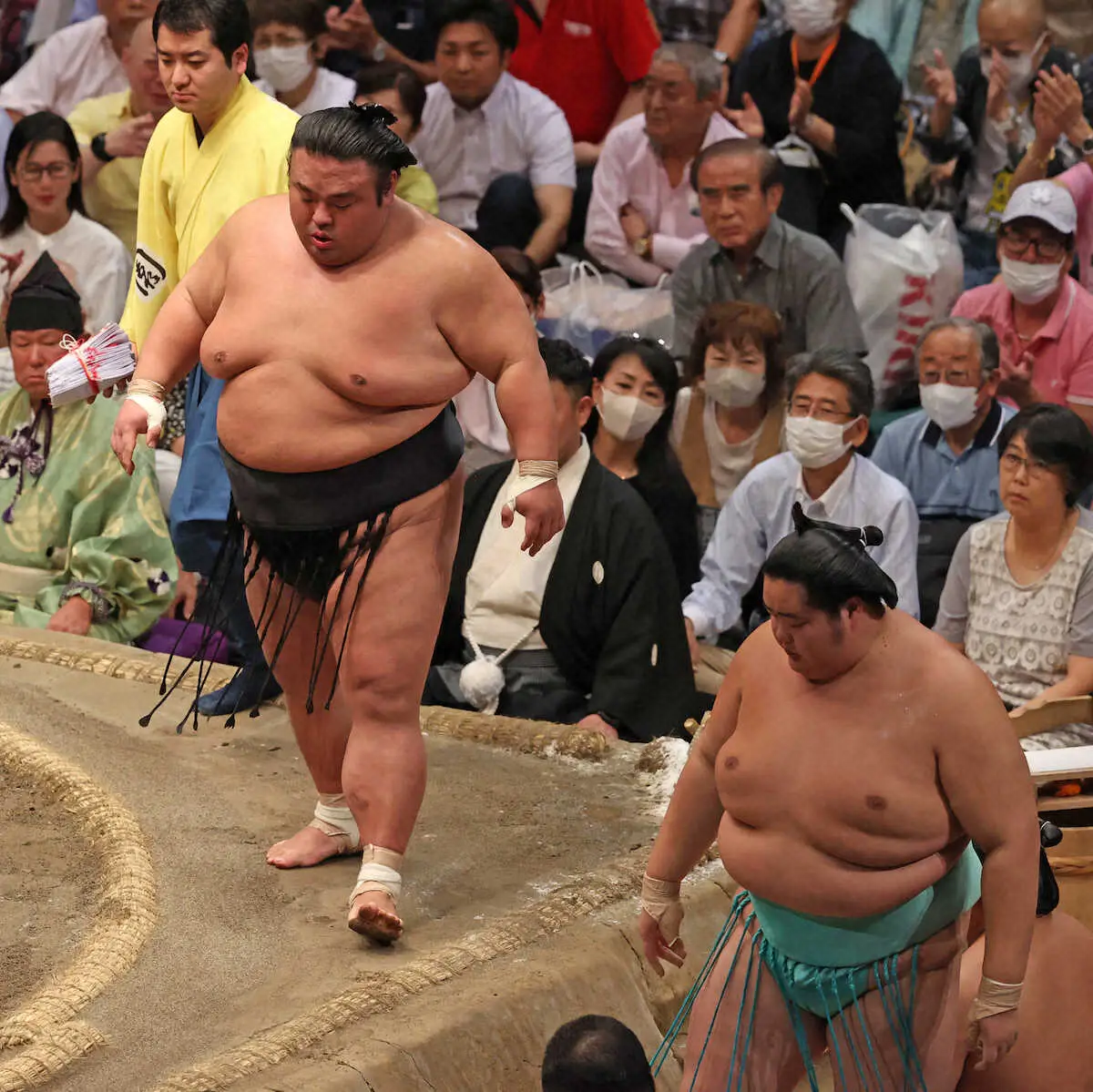 【画像・写真】優勝争い単独トップの平幕・熱海富士が痛い2敗目　1差の貴景勝とあす直接対決　高安は3敗死守