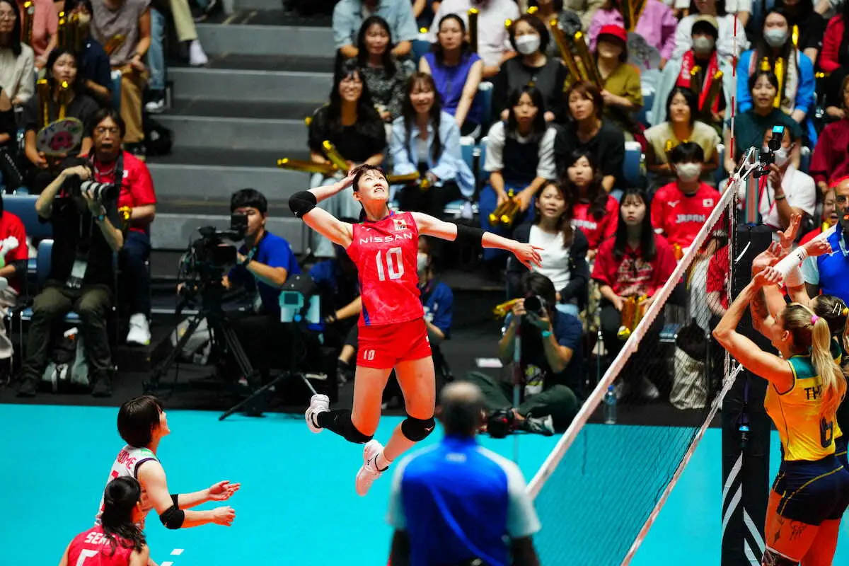 【画像・写真】【バレー五輪予選】井上が15点けん引　古賀不在の第4セット躍動「自分が点数を取って引っ張る」