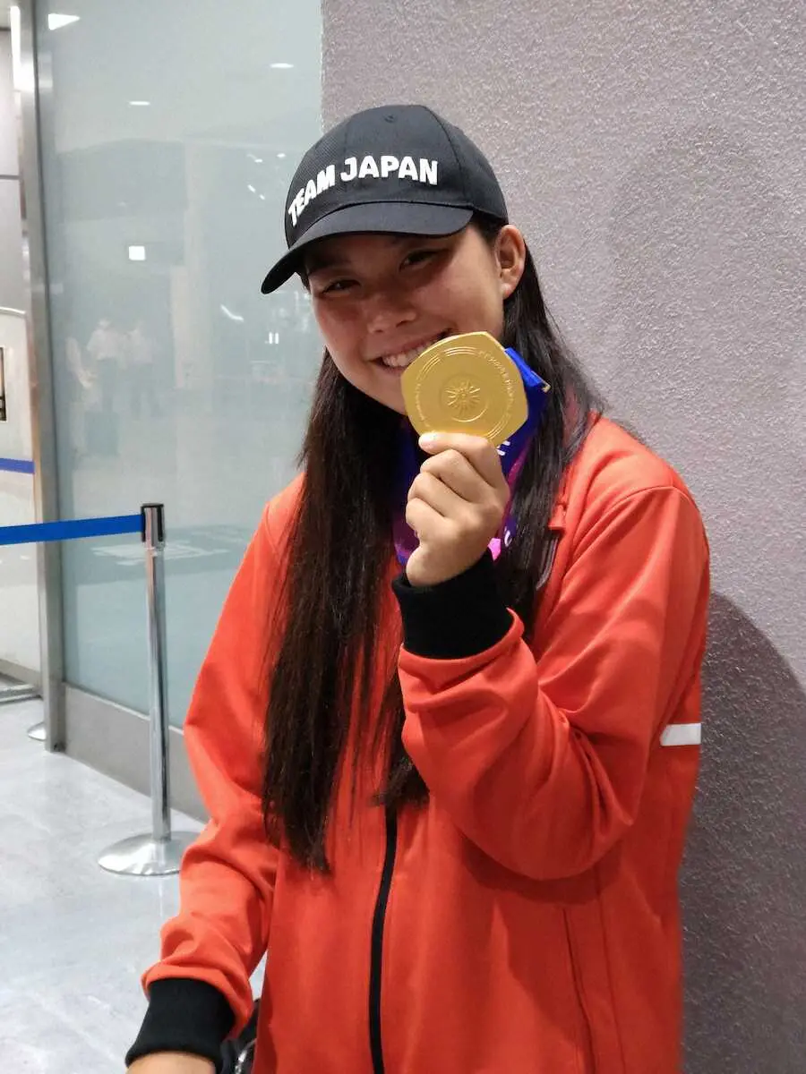 【画像・写真】スケボー草木ひなの　アジア大会Vからパリ五輪へ「いい流れができている」