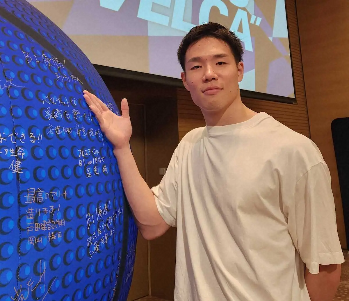 【画像・写真】馬場雄大　B1長崎からパリ経由でNBAへ　ホーバス監督の助言を胸に5季ぶり国内復帰で「優勝を目指す」