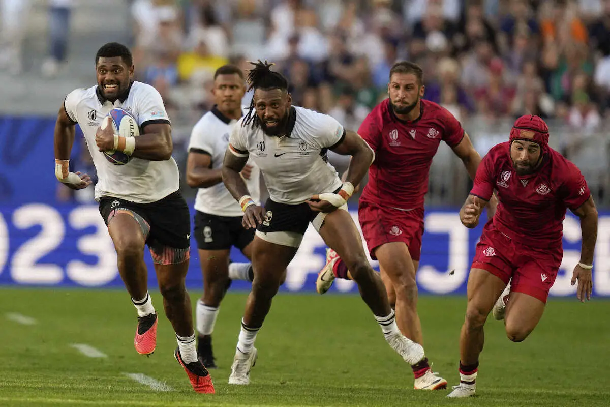 【画像・写真】【ラグビーW杯】フィジーが逆転勝利で決勝トーナメントへ前進　敗退危機のエディー豪代表は首の皮一枚残す
