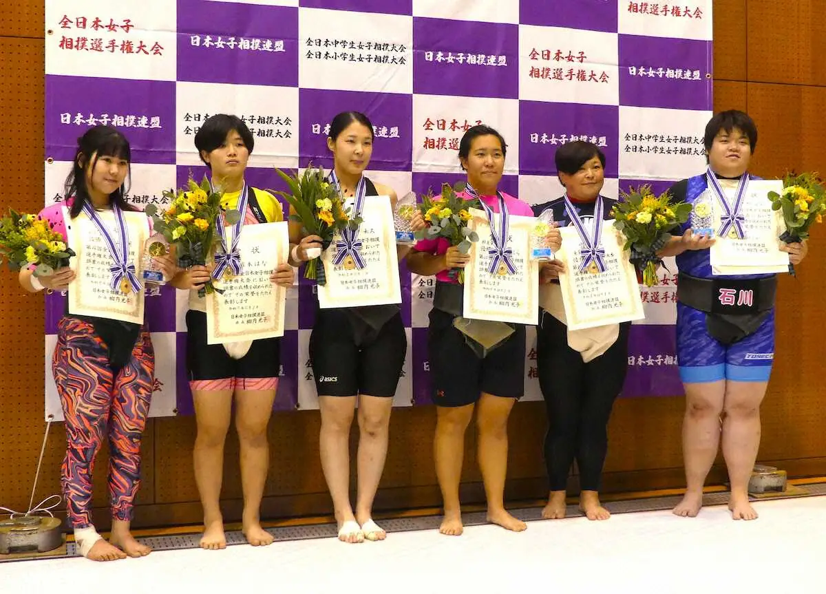 【画像・写真】【全日本女子相撲選手権】中量級は山中未久が通算8度目V　今月下旬のコンバットゲームズへ弾み