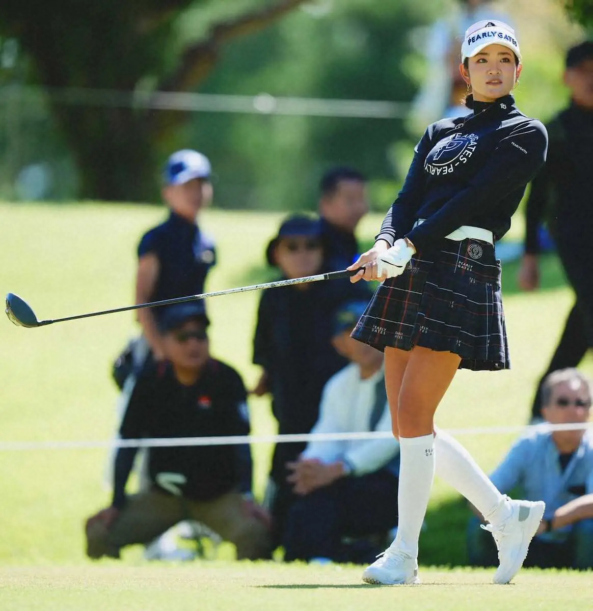 【画像・写真】前週Vの原英莉花は69で24位発進「なんとか耐えたかな」