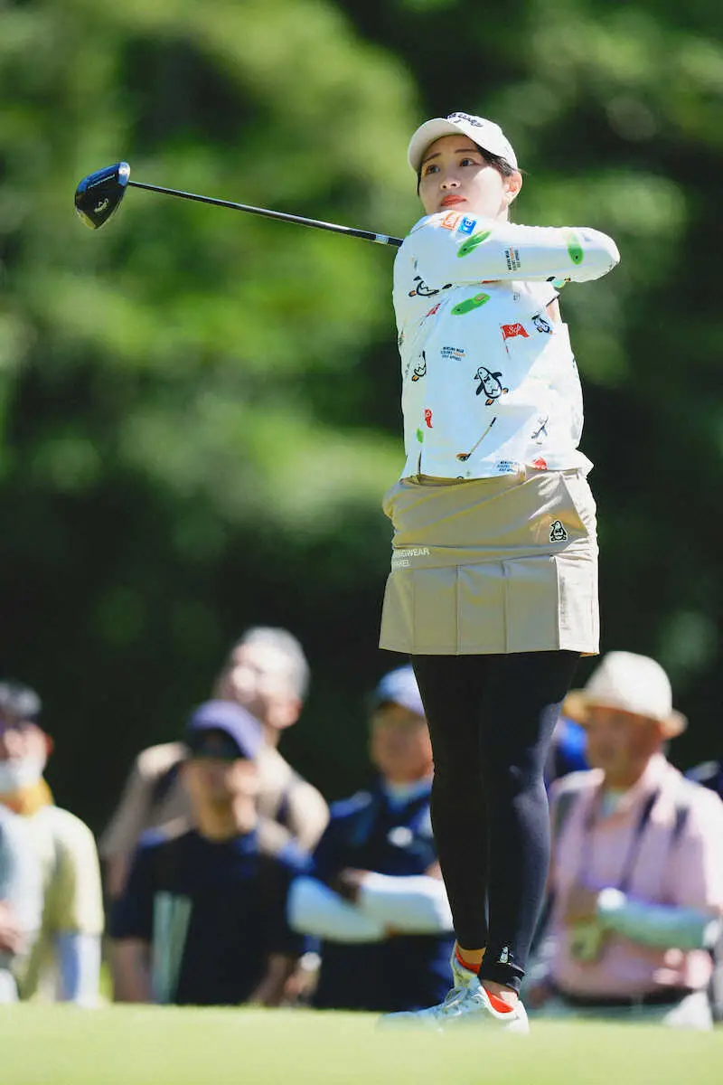 【画像・写真】三浦桃香「声援のおかげで持ち返すことができた」　4年ぶりツアー出場は71で53位発進