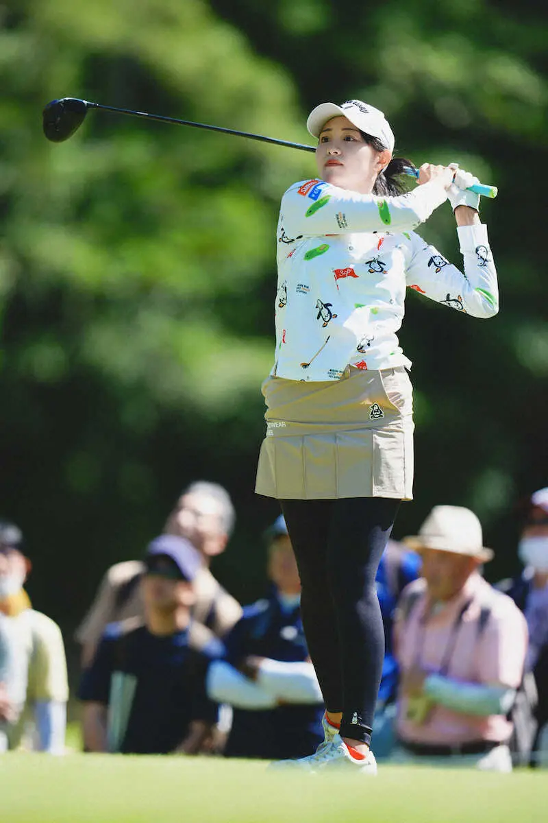 【画像・写真】4年ぶりツアー出場の三浦桃香が50位で決勝進出「自分が出せる目一杯は頑張った」