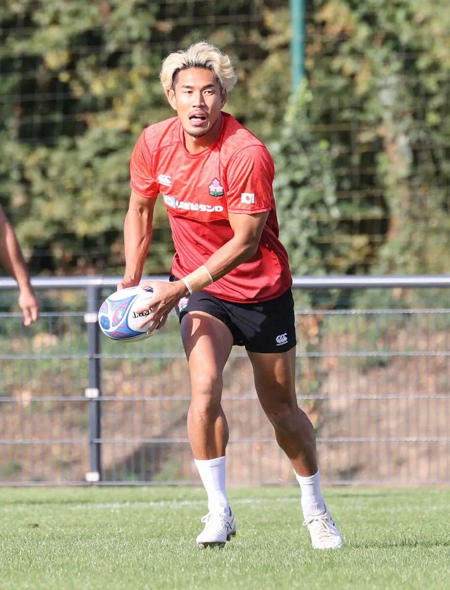 【画像・写真】【ラグビーW杯】瞬間最高視聴率男・FB山中が4年前の再現を宣言　あす8日アルゼンチン戦