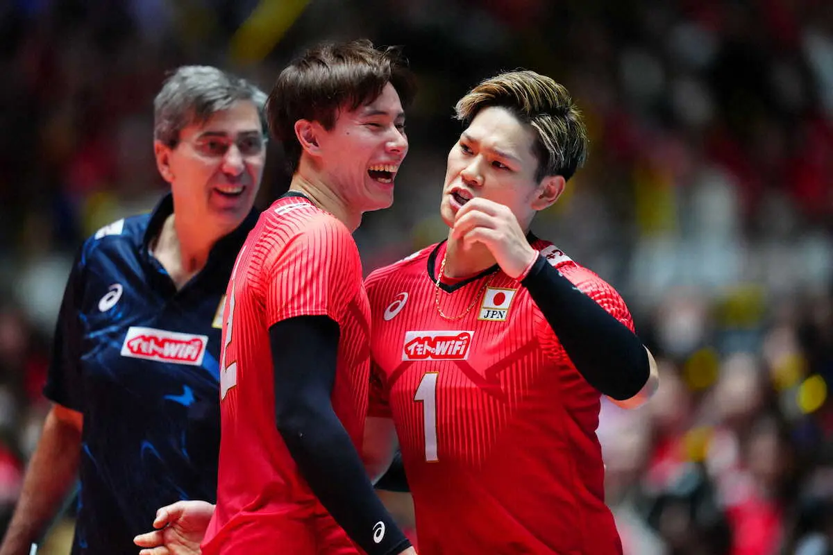 【画像・写真】【バレー五輪予選】日本男子　パリ切符獲得！西田が号泣　天国の藤井さんと一緒に歓喜　スロベニアに3－0