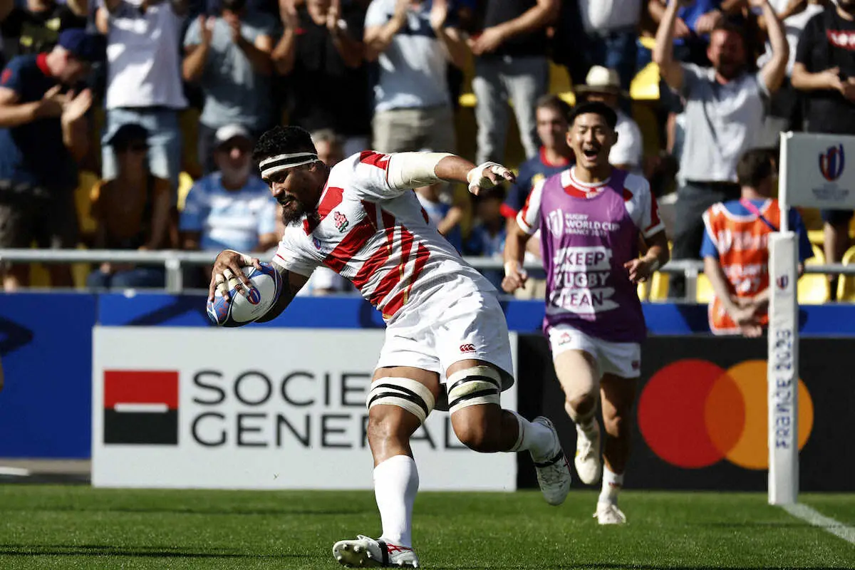 【画像・写真】【ラグビーW杯】日本、前半14―15とリード許すも大熱戦　アルゼンチンとの8強かけた大一番