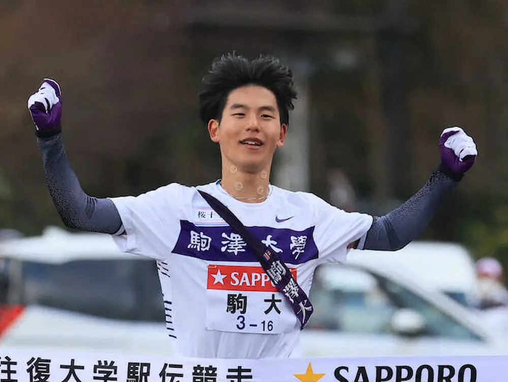 【画像・写真】【出雲駅伝】駒大　3区・山川も好走で首位キープ　2位・創価大に57秒差、連覇へ視界良好