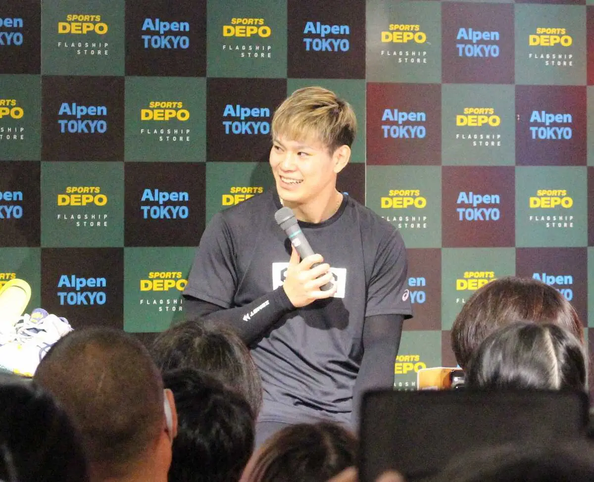 【画像・写真】バレー日本代表・西田有志、パリ五輪は「本当に金狙える」　トークイベントで宣言