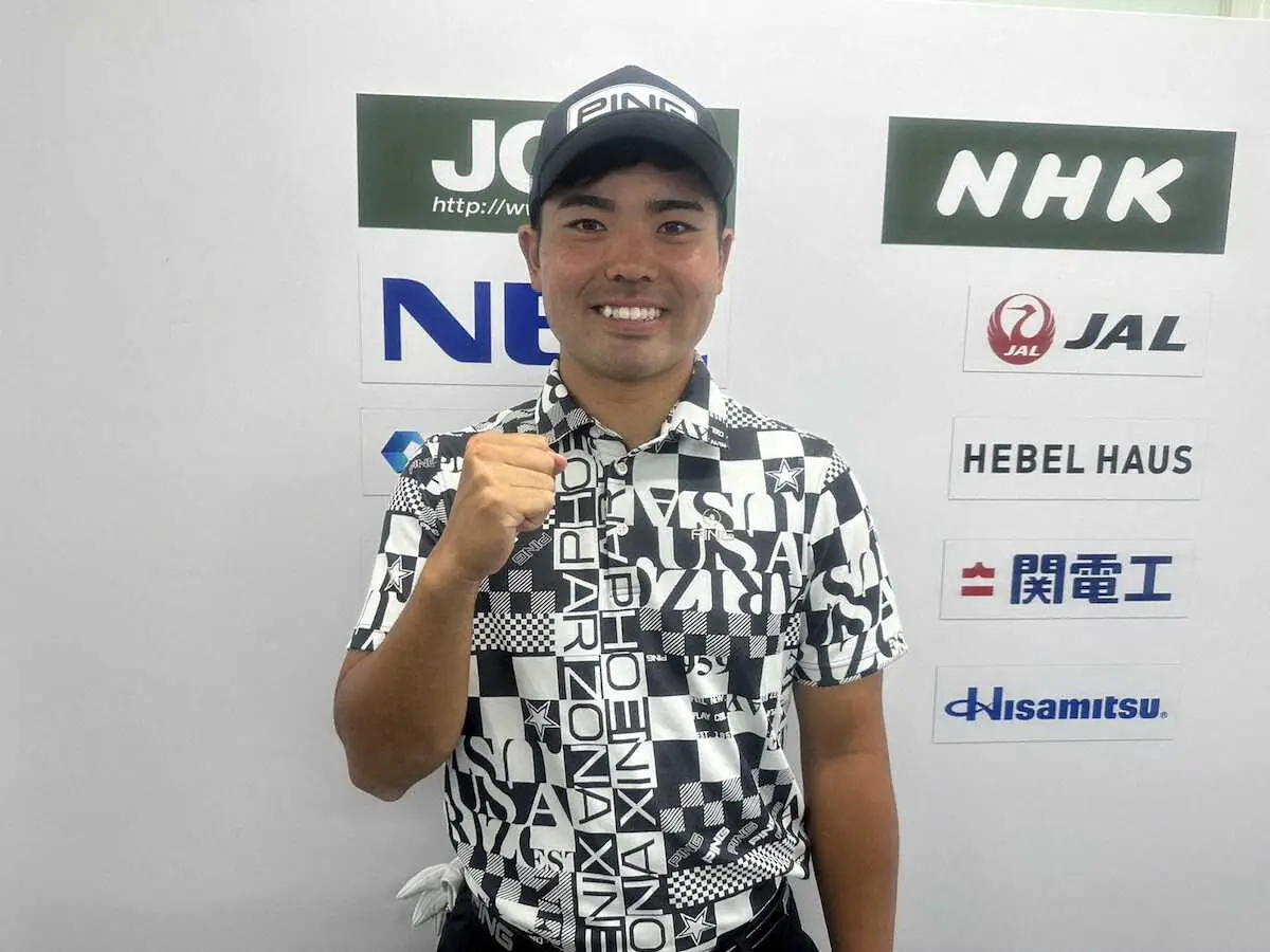 【画像・写真】蝉川泰果　日本OP連覇へ向けて意気込み「大事な一戦…後悔ないように」予選Rはアダム・スコットと同組