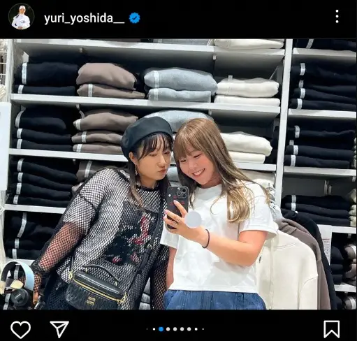 【画像・写真】吉田優利　“ダブルみゆう”との私服2ショット公開、きょうから富士通レディースに参戦