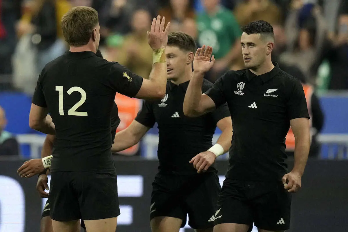 【画像・写真】【ラグビーW杯】NZが世界ランク1位アイルランドを撃破　4度目世界一へあと2勝