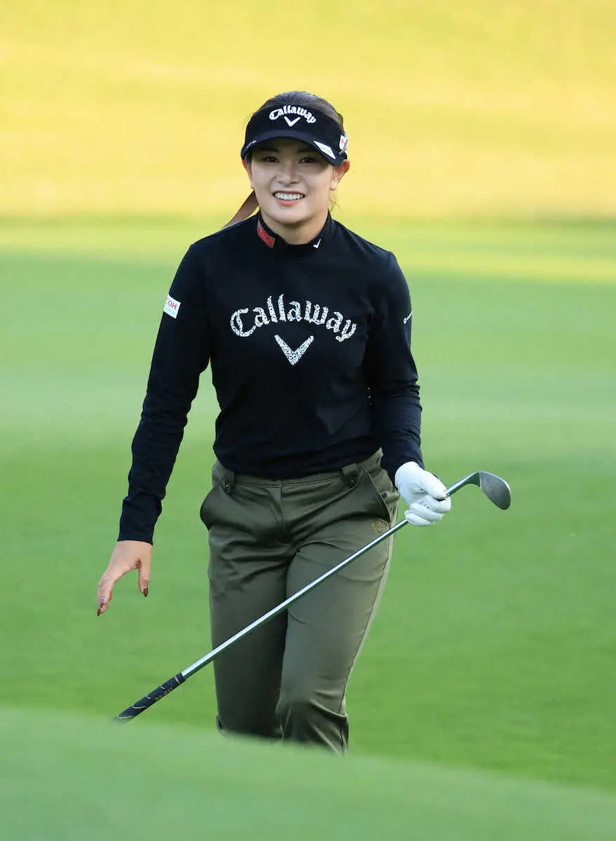 【画像・写真】前回大会2位の河本結　シーズン終盤で状態は上向き「今の全力を目の前の1打に集中」