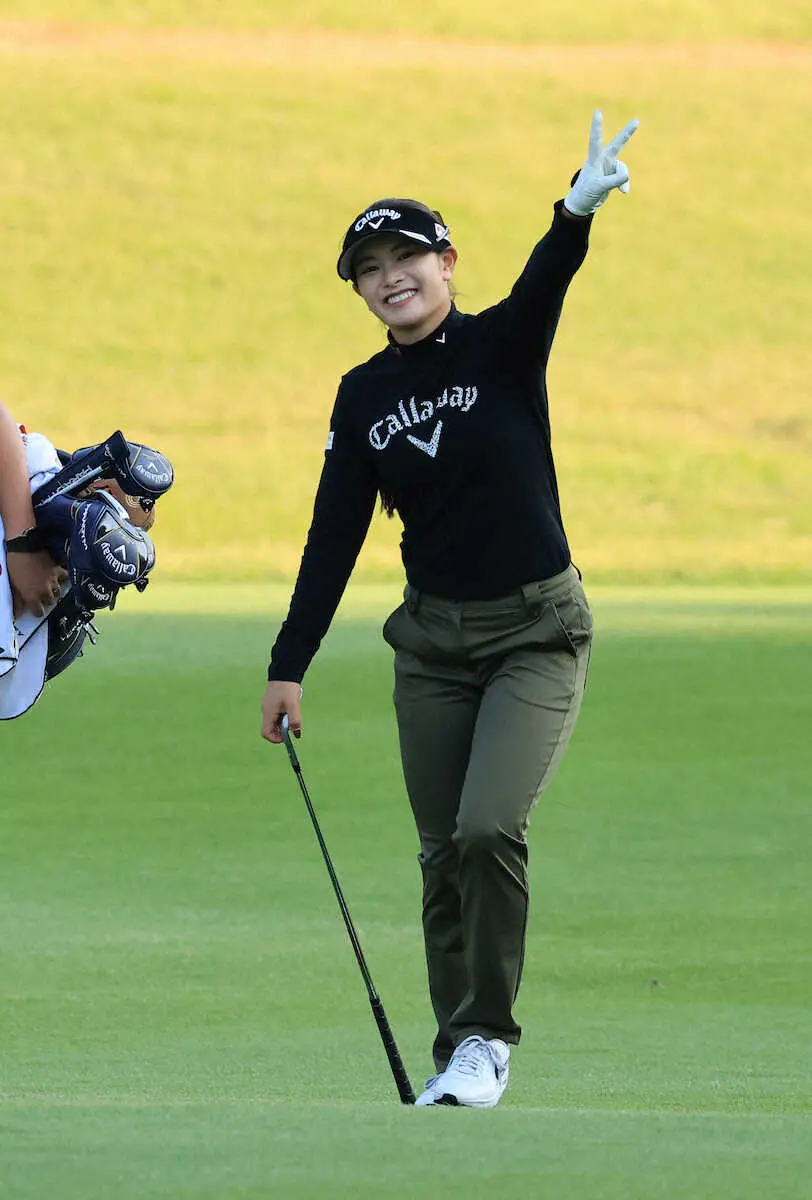 【画像・写真】河本　昨年1打届かず2位…リベンジへ「今の全力を目の前の一打に集中」　憧れのイ・ボミ引退には涙目