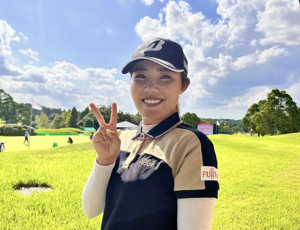 【画像・写真】古江彩佳、2打差3位好発進　ノーボギー8バーディーの64