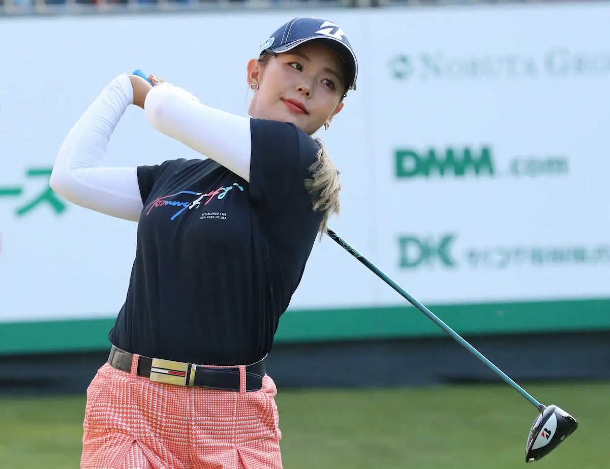 【画像・写真】吉田優利、逆転のロッテ魂で69スタート　CS観戦「自分もああいうプレーを」