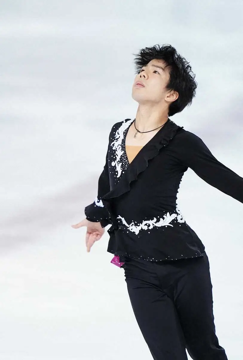【画像・写真】佐藤駿が自己新91・61点で3位発進　吉岡希は堂々4位、壷井達也9位　スケートアメリカ
