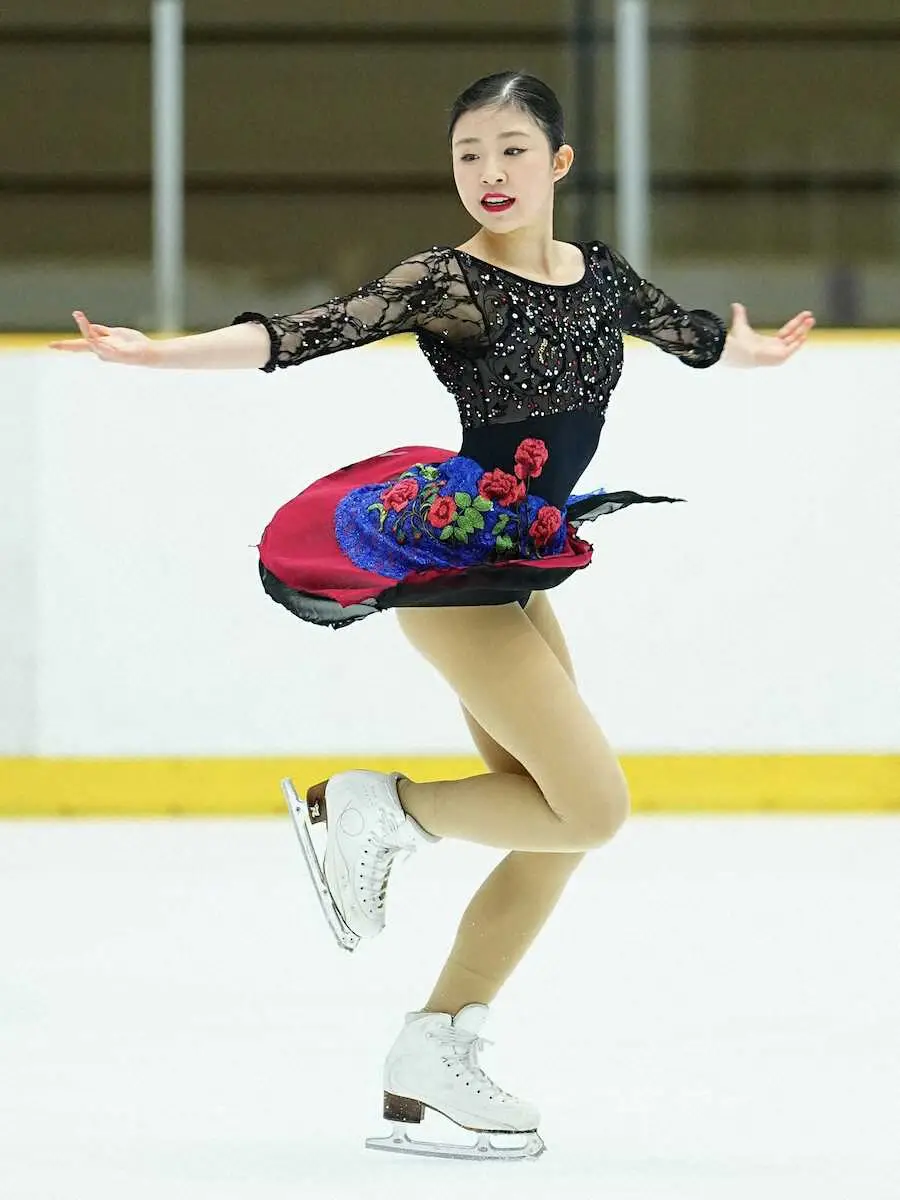 【画像・写真】千葉百音がSP5位　河辺愛菜6位、吉田陽菜9位　スケートアメリカ女子