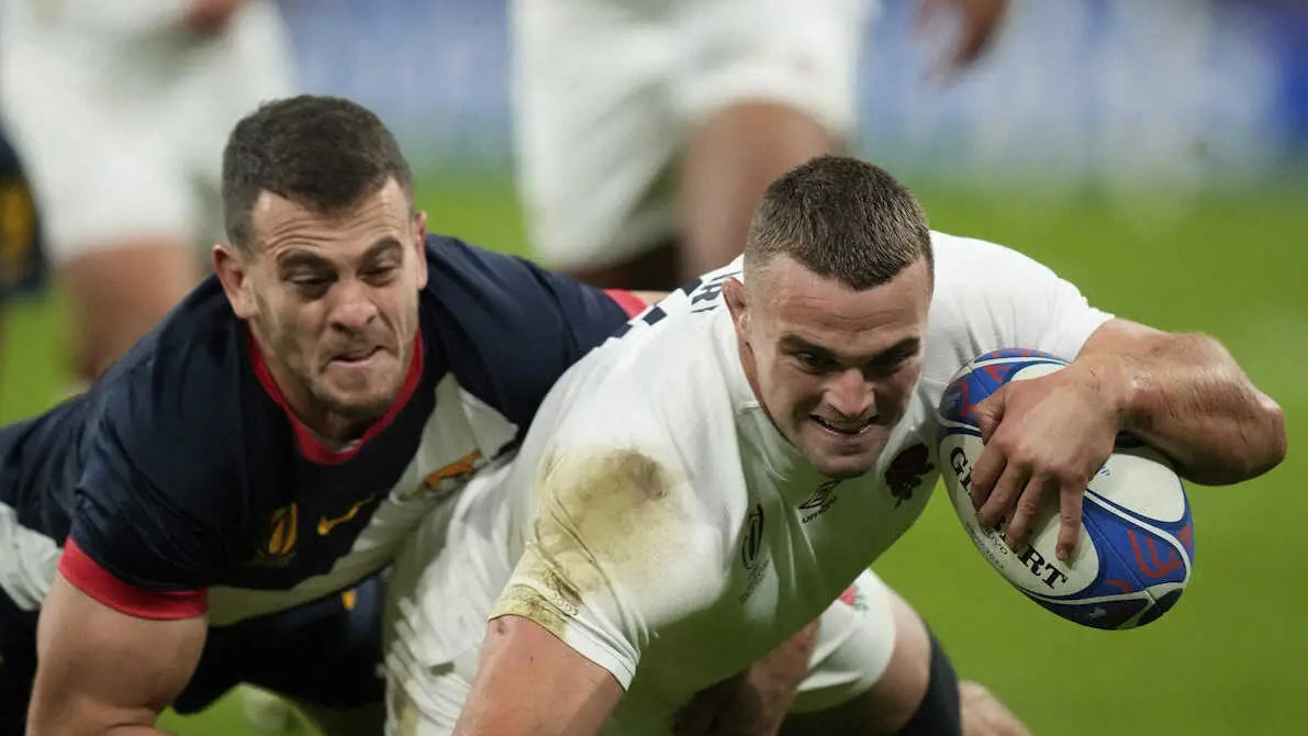 【画像・写真】【ラグビーW杯】イングランドがアルゼンチンをリードし後半へ　No・8アールがトライ　3位決定戦