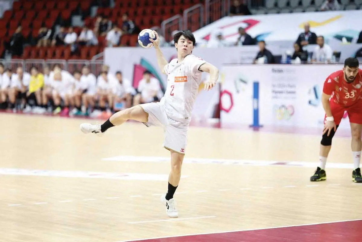 【画像・写真】ハンドボール男子36年ぶり自力五輪切符　海外組23歳・安平チーム最多10得点