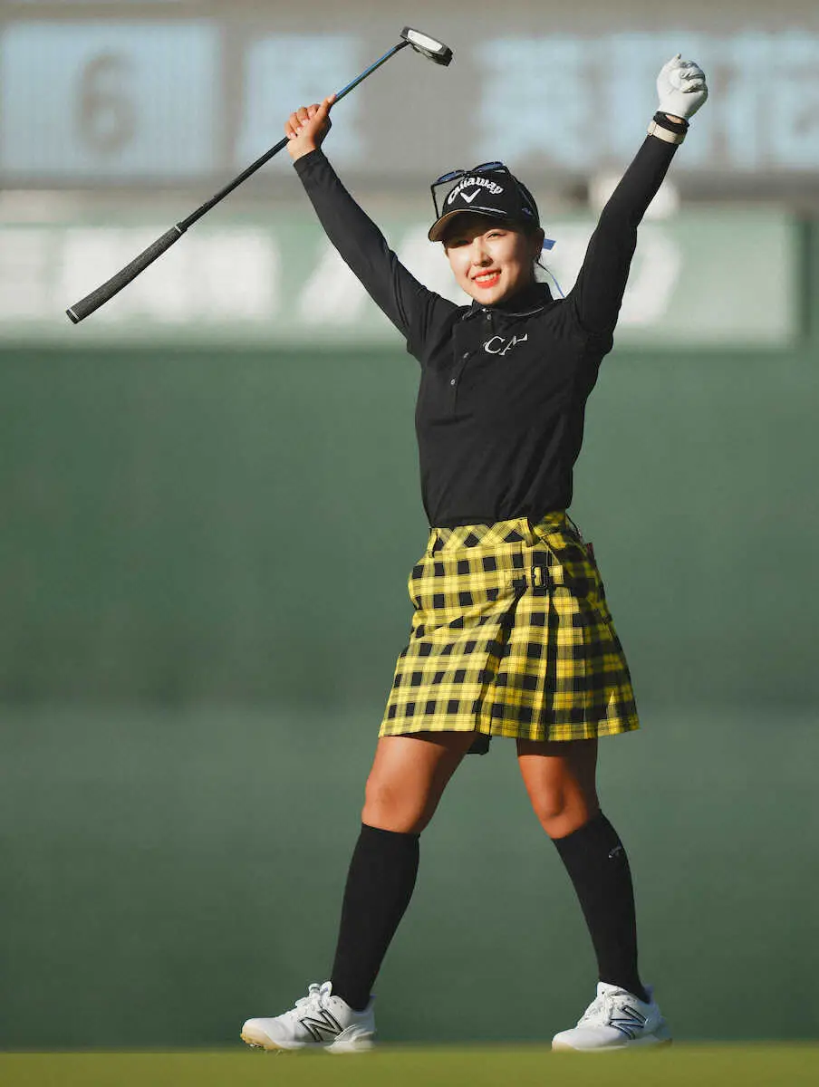 【画像・写真】李ハナがプレオフ制し初優勝　イ・ボミを目標に目指すは来季賞金女王、そして米ツアー挑戦